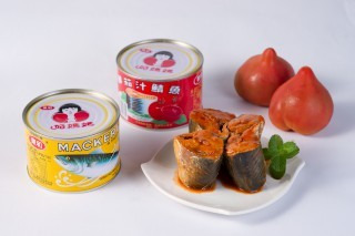 蕃茄汁鯖魚(平一號)黃 Canned Mackerel In Tomato Sauce