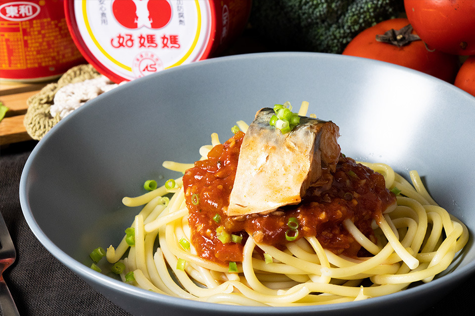 蕃茄汁鯖魚(平一號)紅 Canned Mackerel In Tomato Sauce